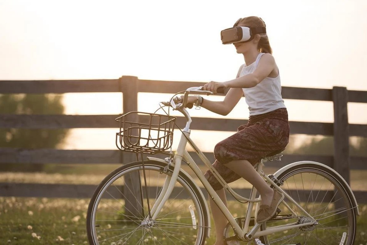 ใส่ VR ตอนขี่จักรยาน